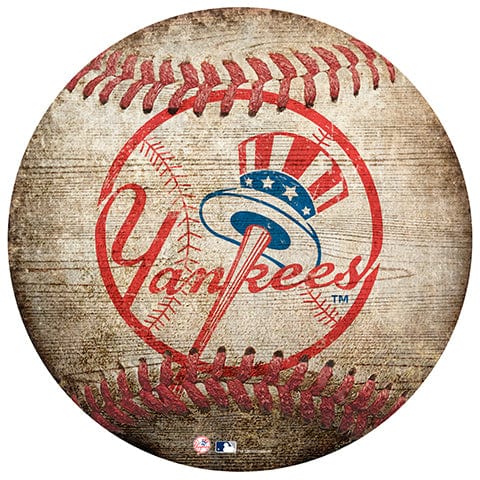 fan creations New York Yankees 12" Baseball Shaped Sign