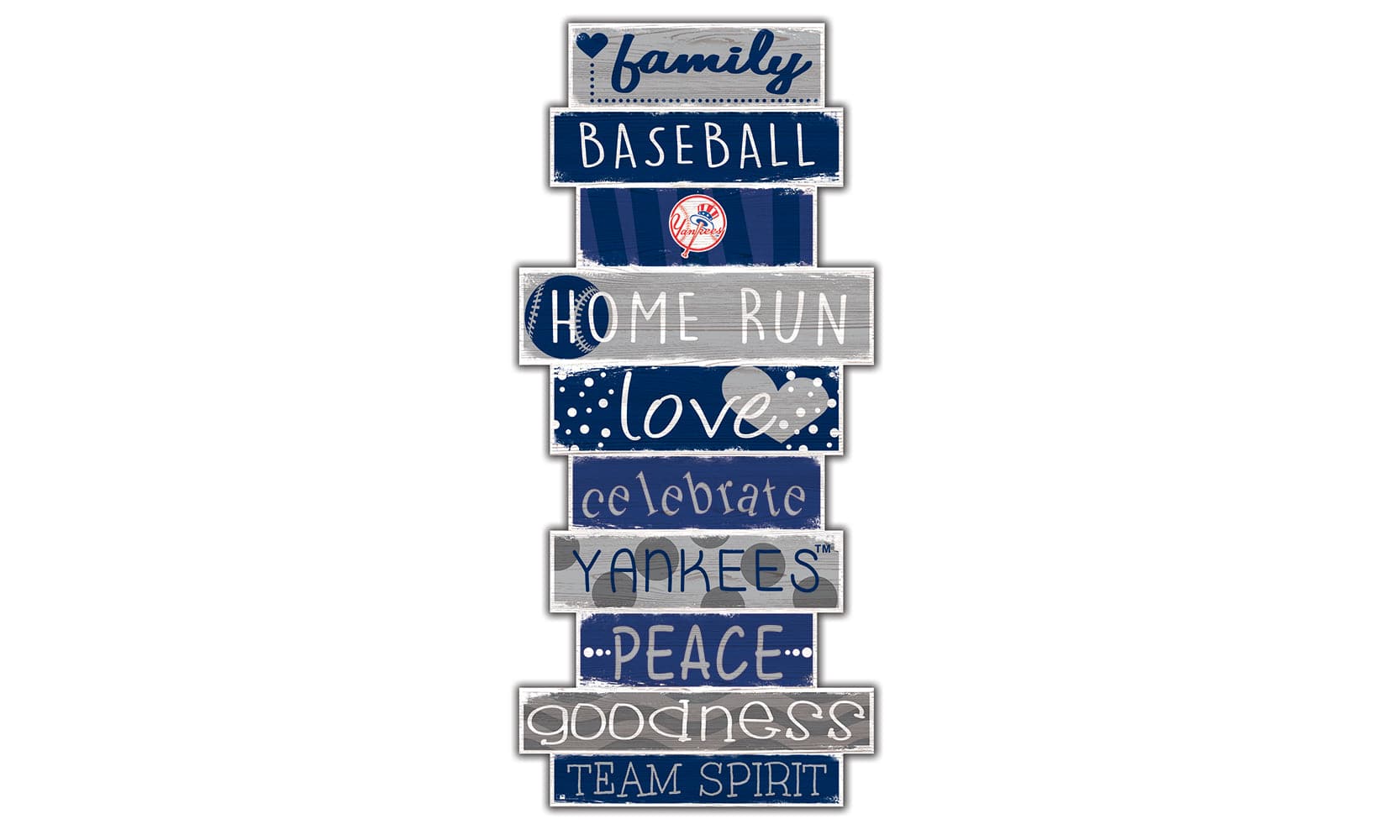 fan creations New York Yankees Celebration Stack 24" Sign