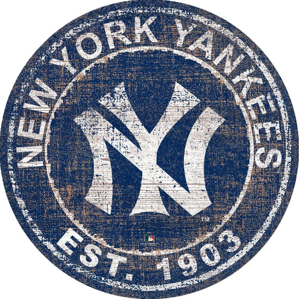 fan creations New York Yankees Heritage Logo 24" Circle