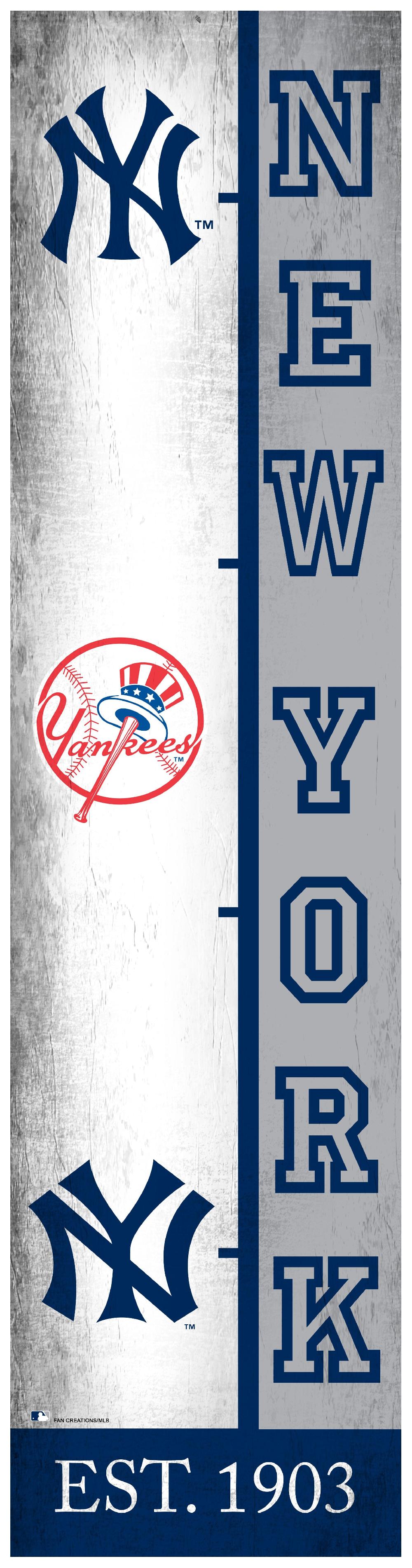 fan creations New York Yankees Team Logo Progression 6x24