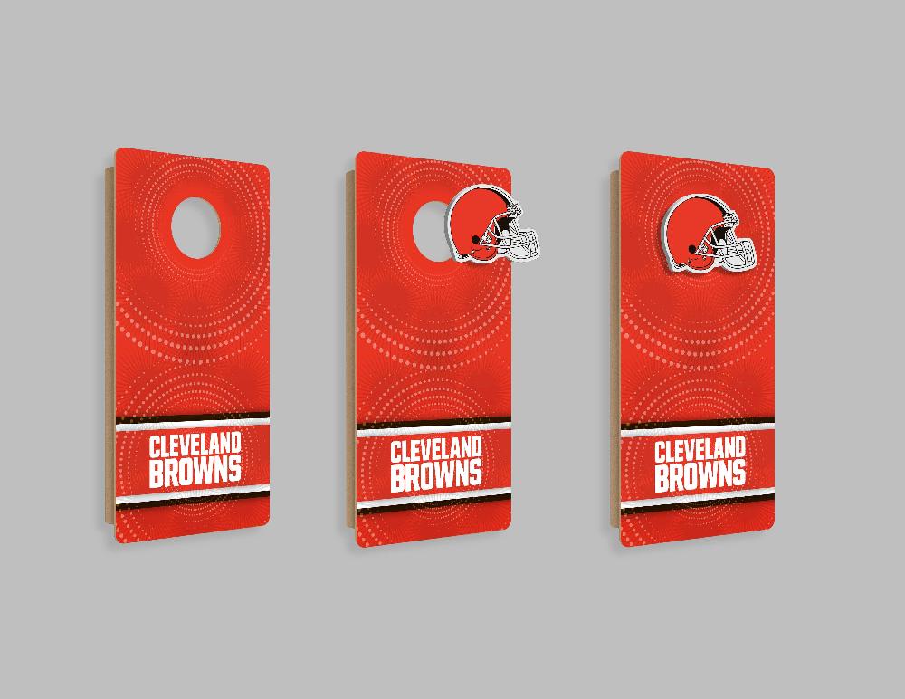 fan creations NFL Wall Art thats also Corn Hole - Cleveland Browns