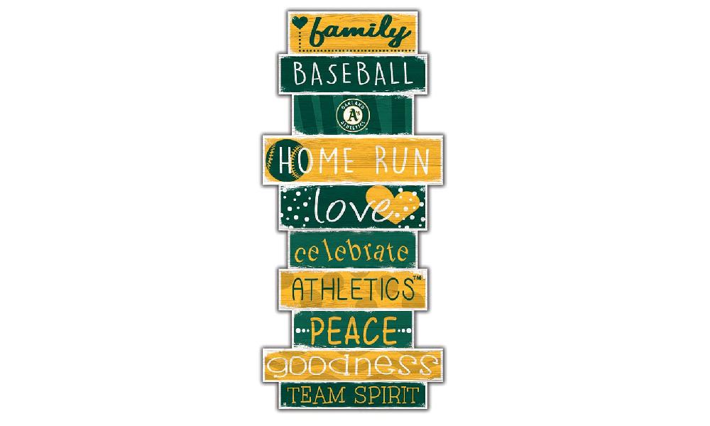 fan creations Oakland Athletics Celebration Stack 24" Sign
