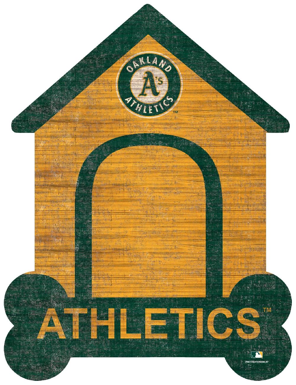 fan creations Oakland Athletics Dog Bone House Clip Frame