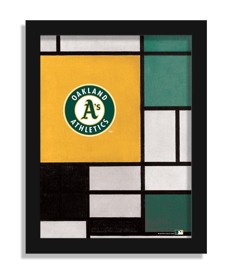 fan creations Oakland Athletics Team Composition 12x16 (fine art)