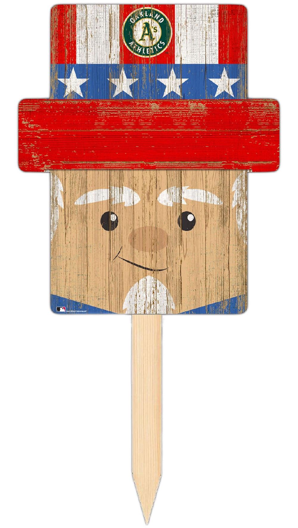 fan creations Oakland Athletics Uncle Sam Head Yard