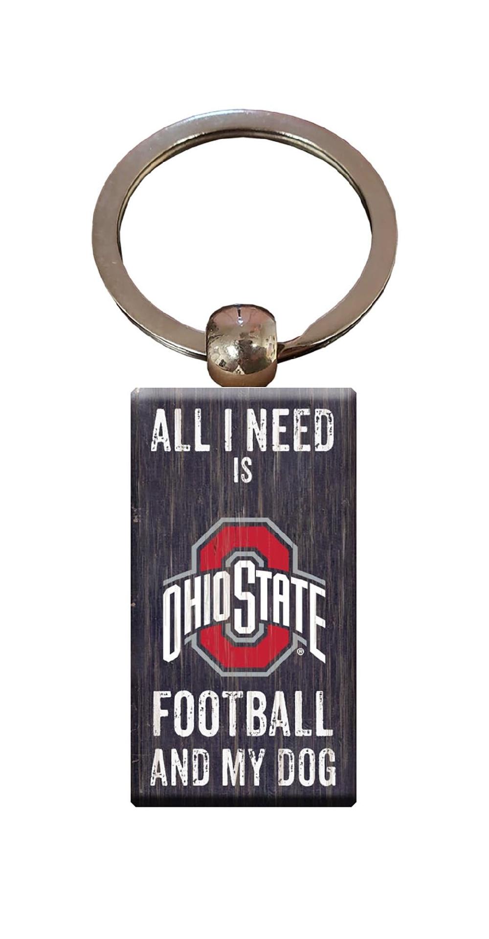 fan creations Ohio State University All I Need Keychain
