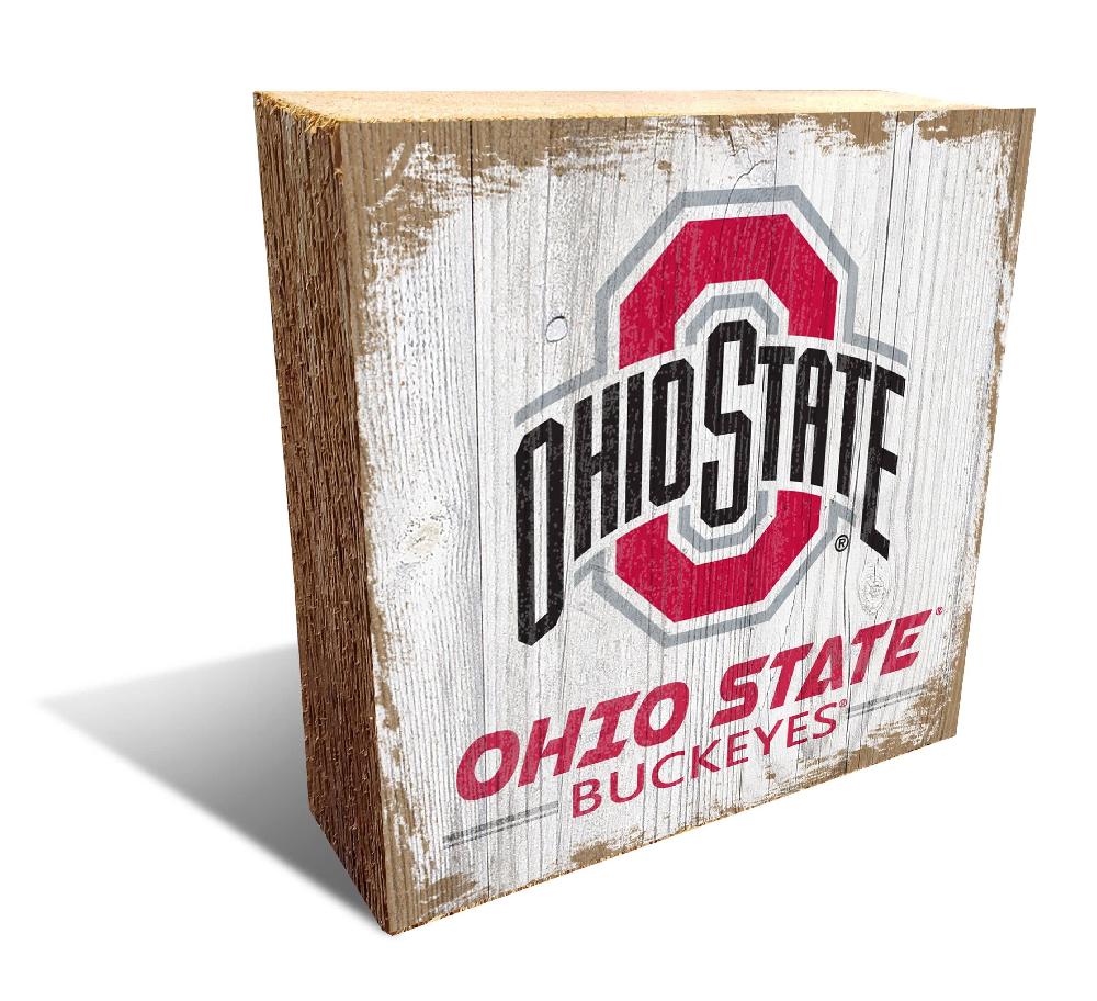 fan creations Ohio State University Team Logo Block