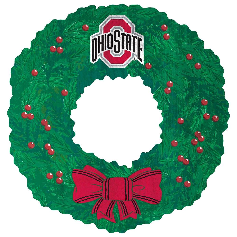 fan creations Ohio State University Team Wreath 16in
