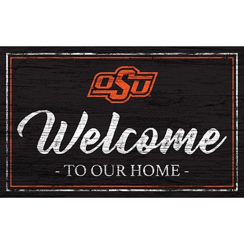 fan creations OK State Team Color Welcome 11x19 Sign