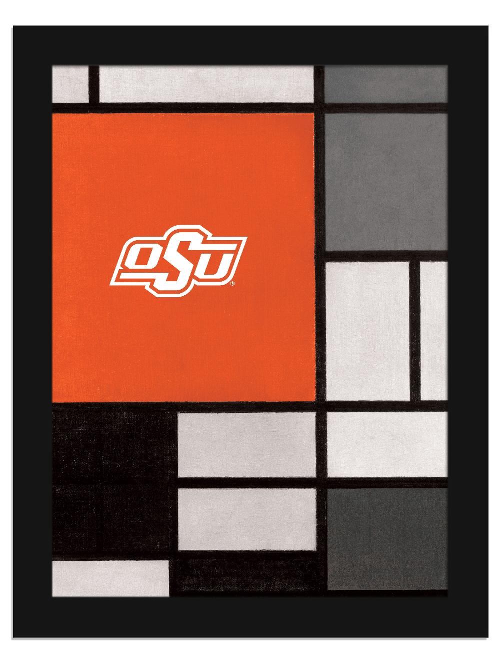 fan creations Oklahoma State Team Composition 12x16