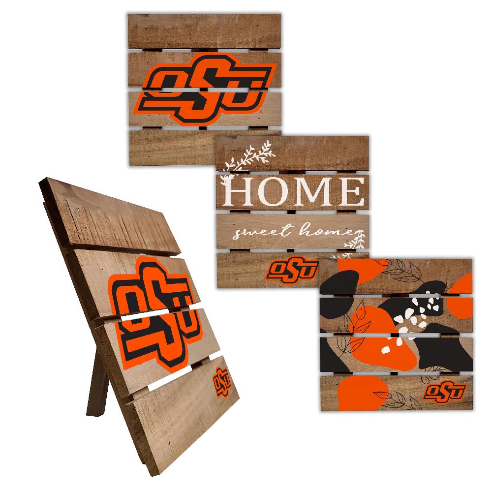 fan creations Oklahoma State Trivet Hot Plate Set of 4
