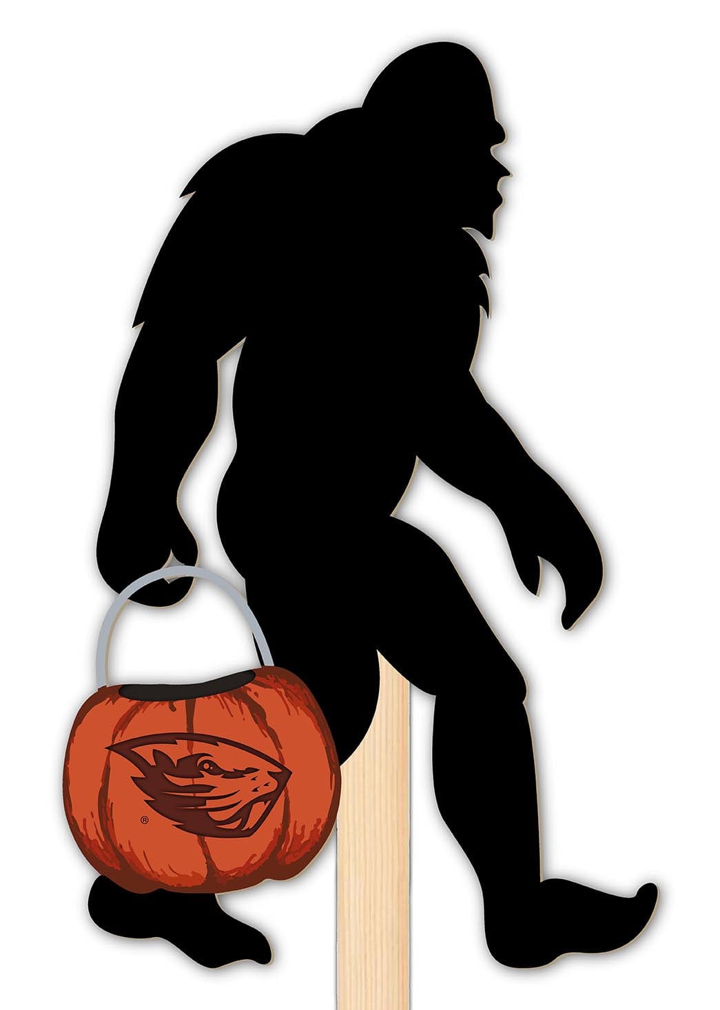 Fan Creations Oregon State Big Foot Halloween Yard Stake