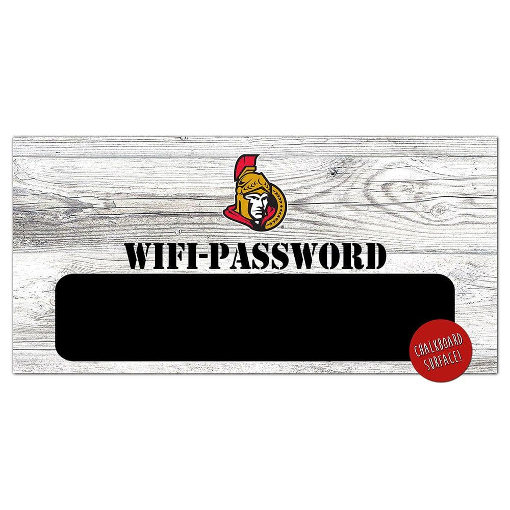 fan creations Ottawa Senators Wifi Password 6x12 Sign