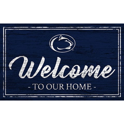 fan creations Penn State University Team Color Welcome 11x19 Sign