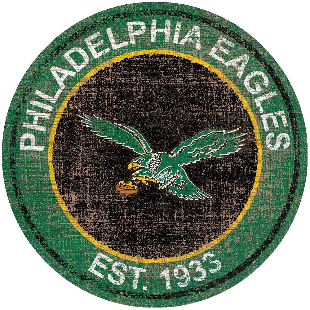 fan creations Philadelphia Eagles Heritage Logo 24" Circle