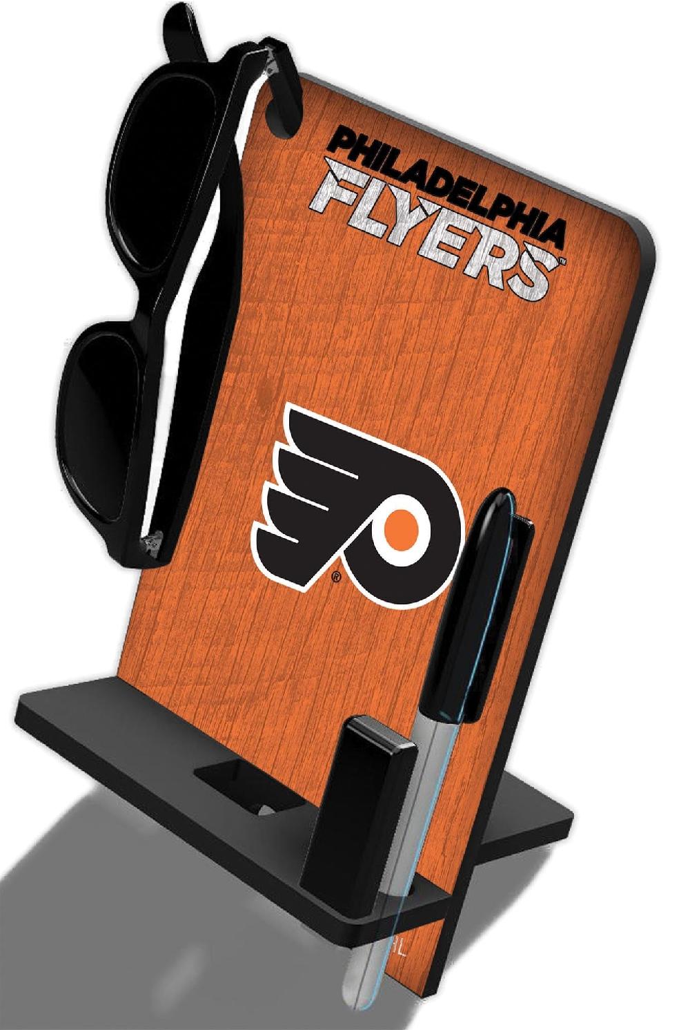 fan creations Philadelphia Flyers 4 In 1 Desktop Phone Stand