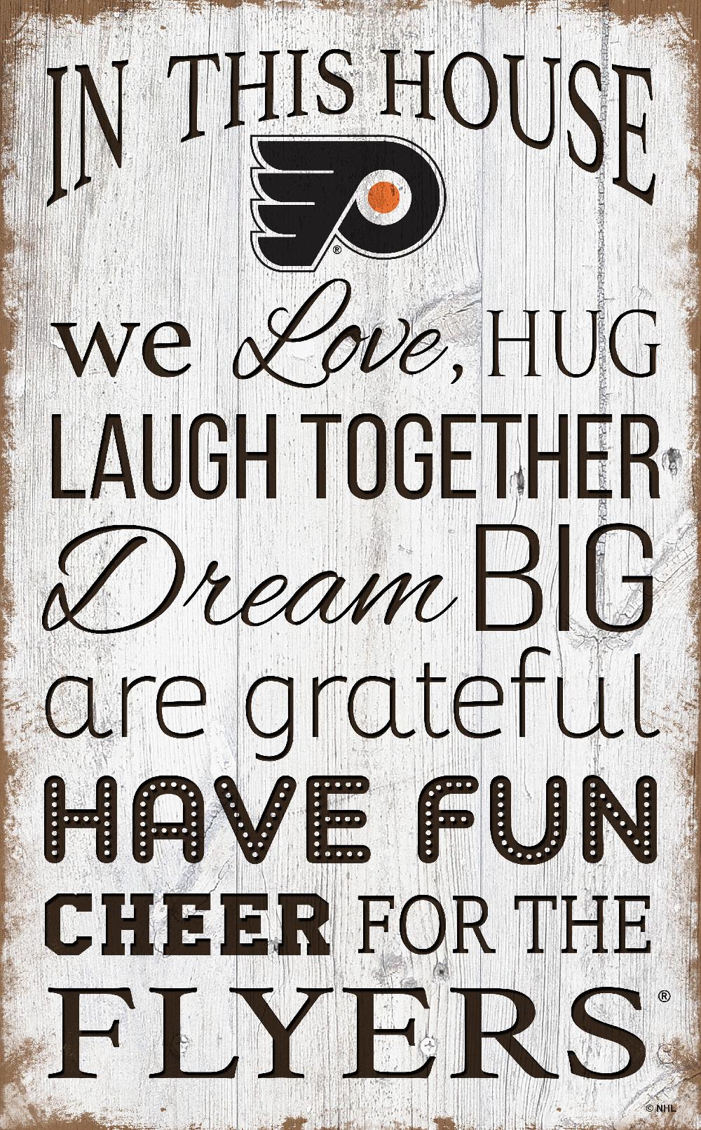 fan creations Philadelphia Flyers In This House 11x19