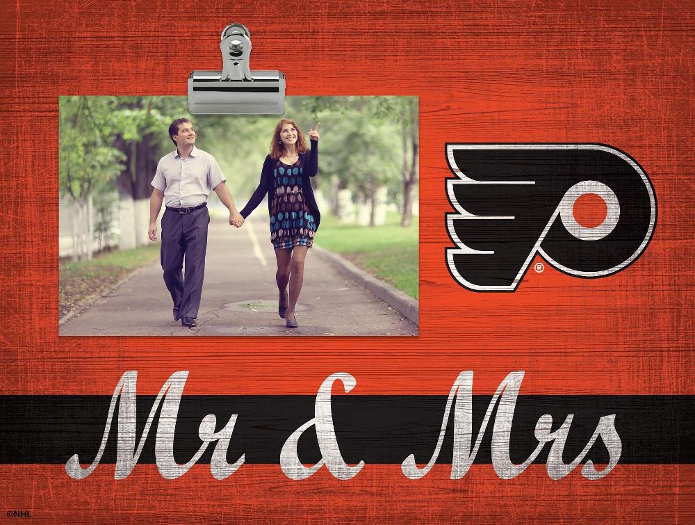 fan creations Philadelphia Flyers Mr & Mrs Clip Frame