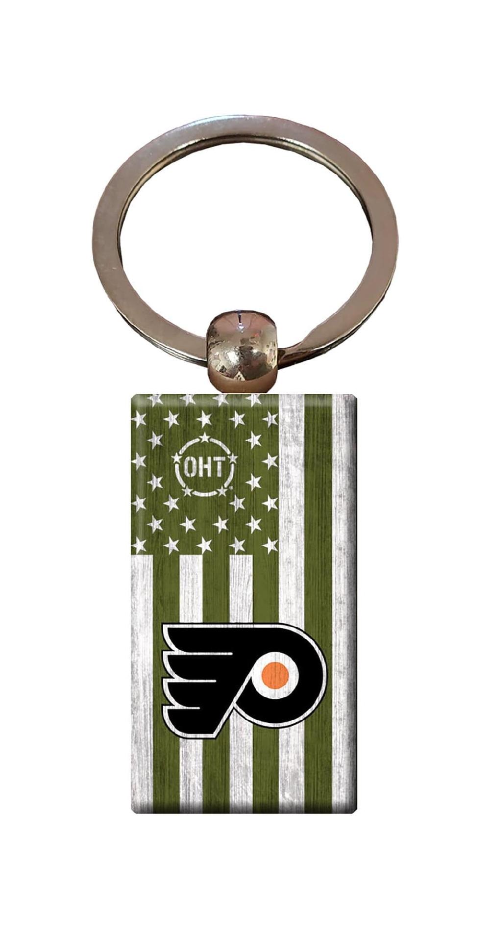 fan creations Philadelphia Flyers OHT Flag Keychain