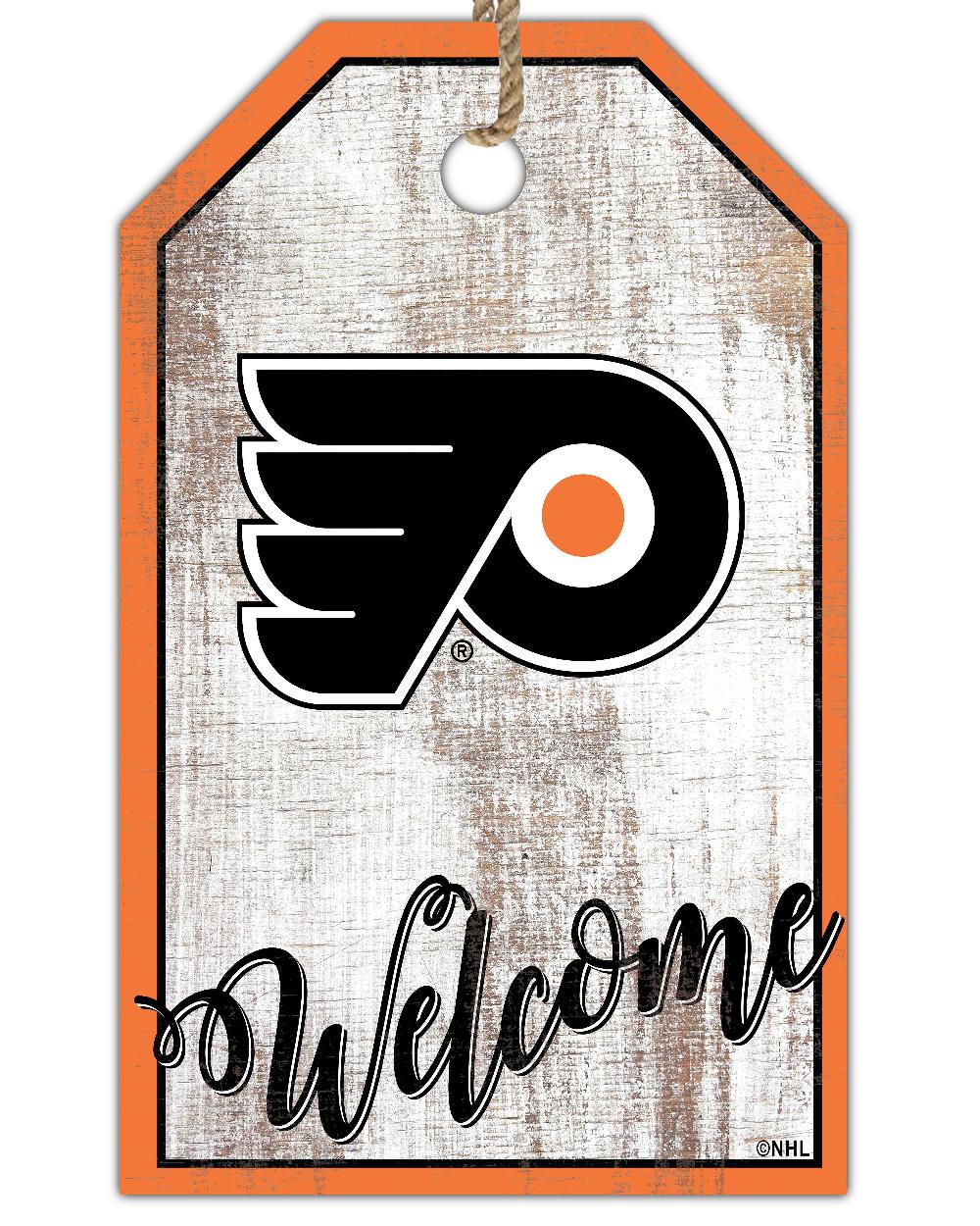 fan creations Philadelphia Flyers Welcome 11x19 Tag