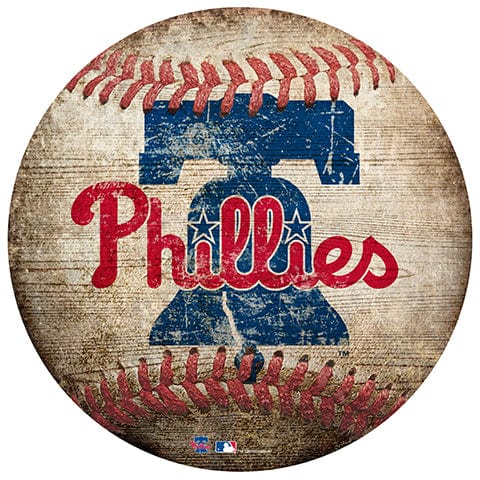 fan creations Philadelphia Phillies 12" Baseball Shaped Sign