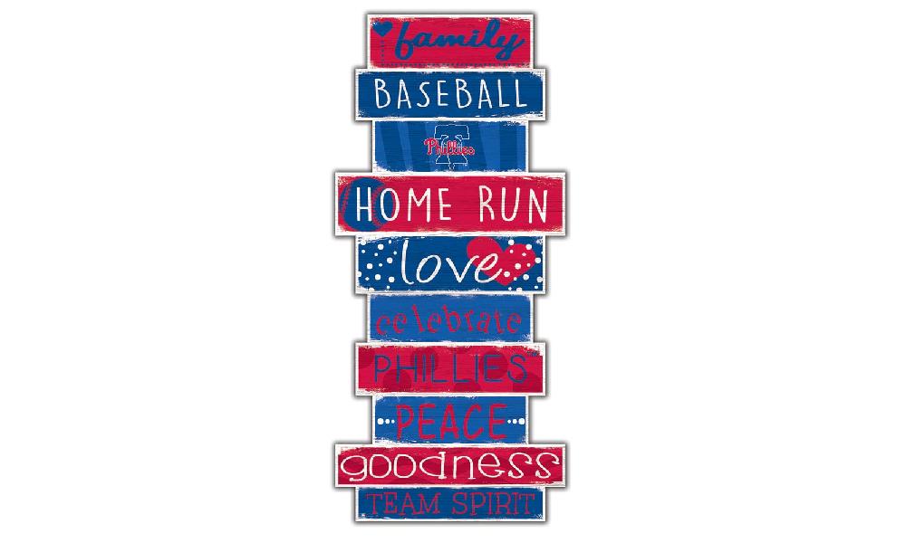 fan creations Philadelphia Phillies Celebration Stack 24" Sign