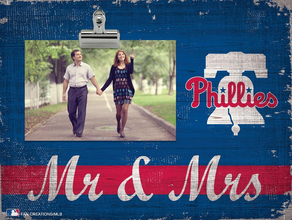 fan creations Philadelphia Phillies Mr & Mrs Clip Frame