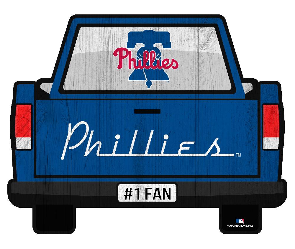 fan creations Philadelphia Phillies Slogan Truck Back Vintage 12in