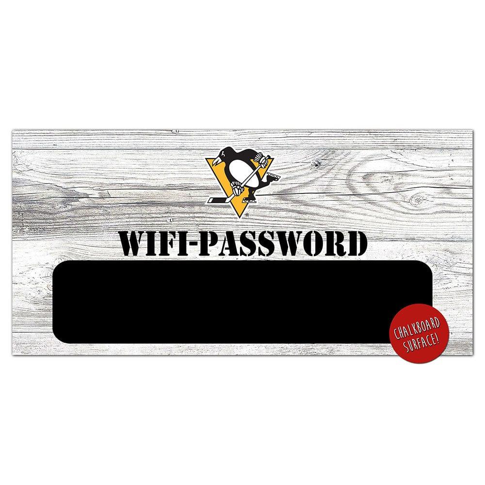 fan creations Pittsburgh Penguins Wifi Password 6x12 Sign