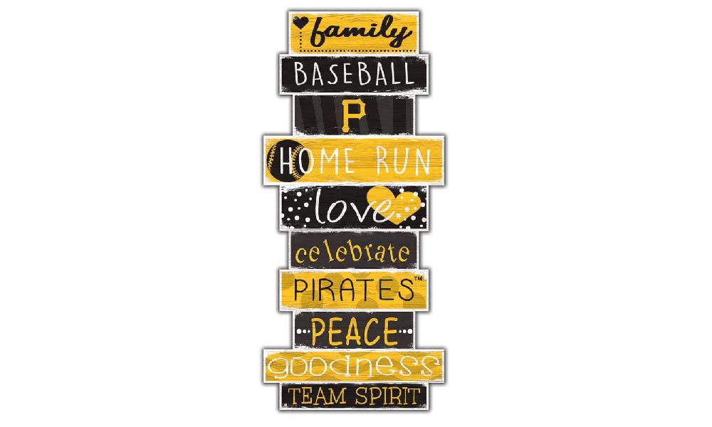 fan creations Pittsburgh Pirates Celebration Stack 24" Sign