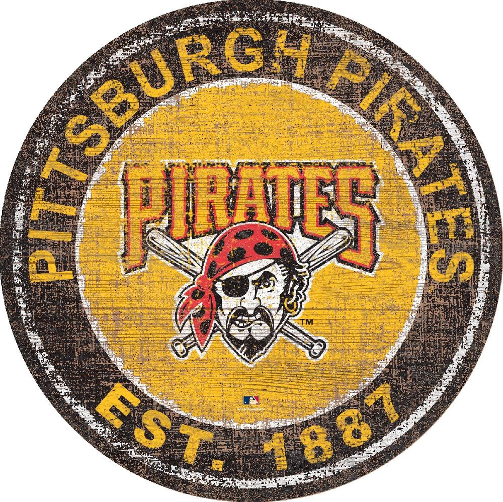 fan creations Pittsburgh Pirates Heritage Logo 24" Circle