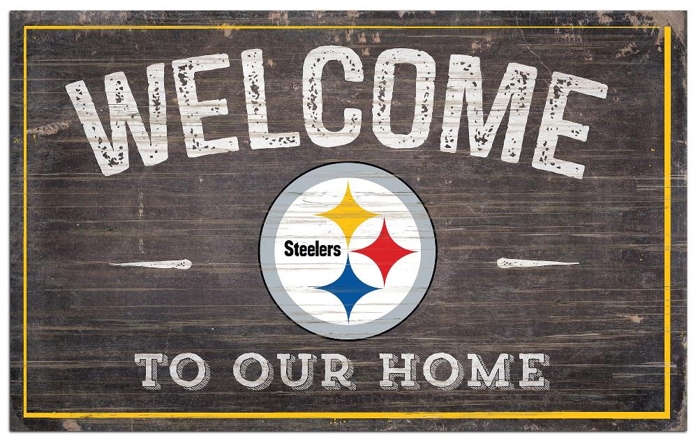 fan creations Pittsburgh Steelers 11x19in Welcome Sign