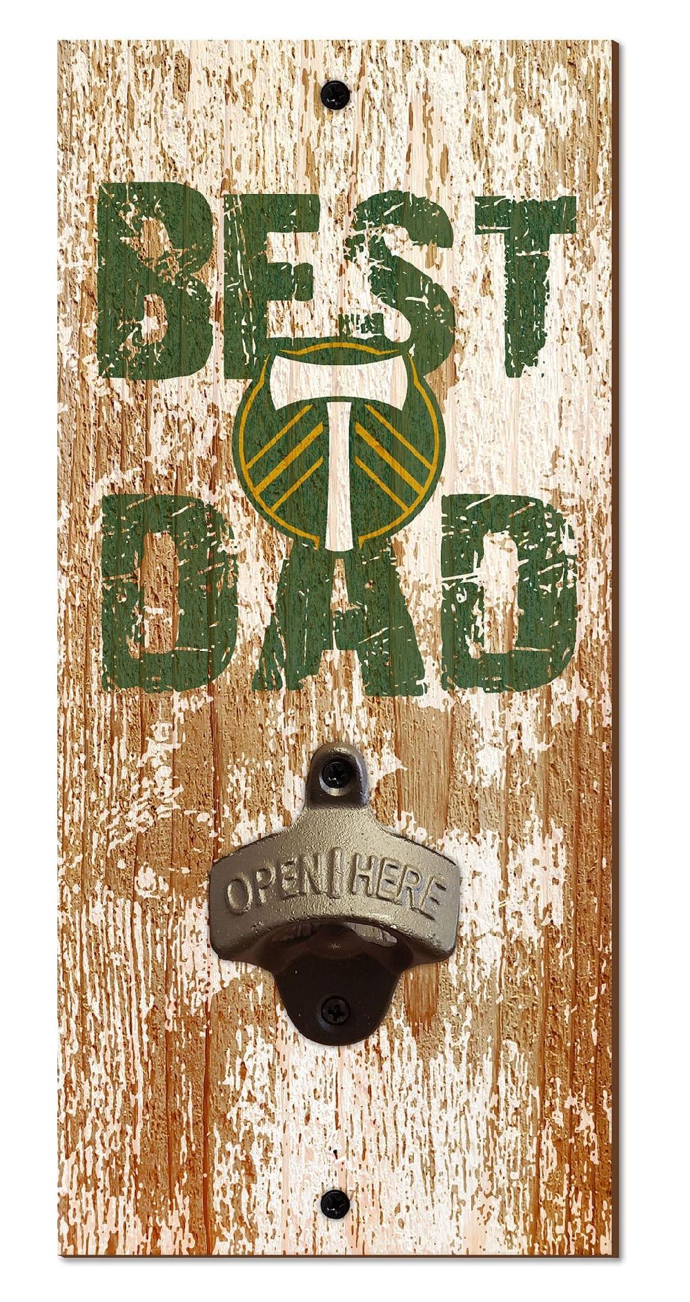 fan creations Portland Timbers Best Dad Bottle Opener
