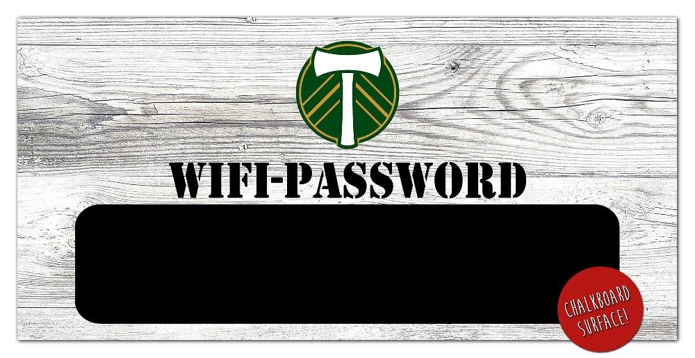fan creations Portland Timbers Wifi Password 6x12 Sign