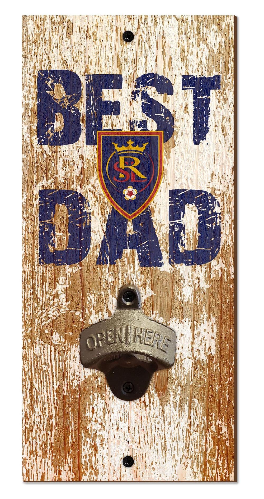 fan creations Real Salt Lake Best Dad Bottle Opener