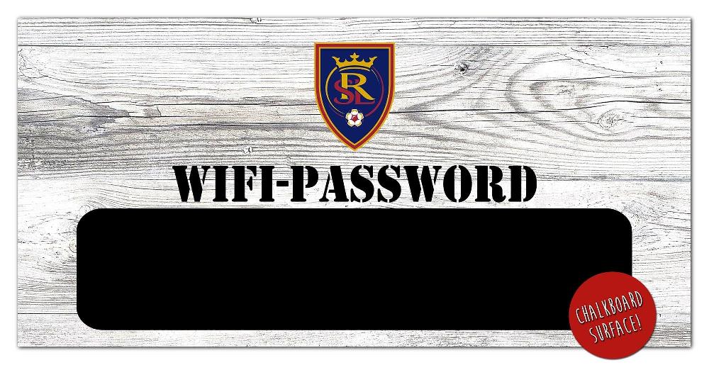 fan creations Real Salt Lake Wifi Password 6x12 Sign
