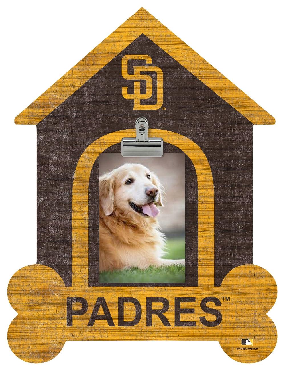 fan creations San Diego Padres Dog Bone House Clip Frame