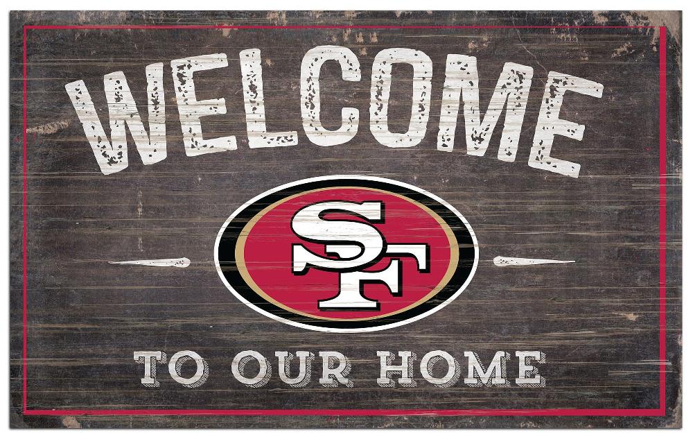 fan creations San Francisco 49ers 11x19in Welcome Sign