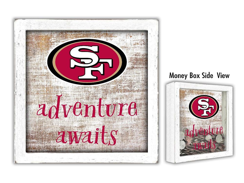 fan creations San Francisco 49ers Adventure Awaits Money Box