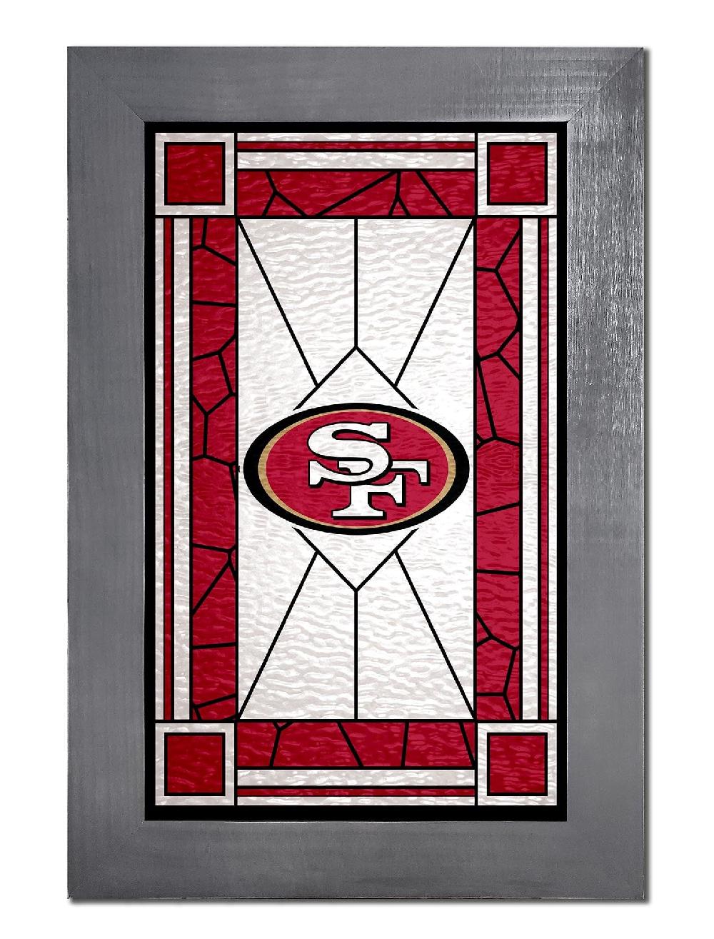 Fan Creations San Francisco 49ers Stained Glass 11x19
