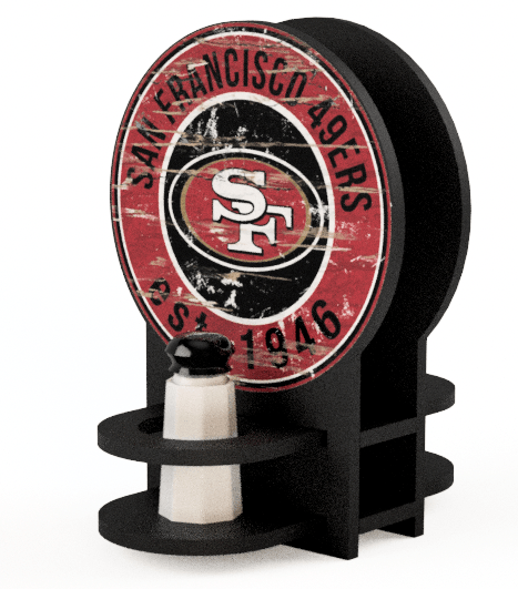 fan creations San Francisco 49ers Team Circle Napkin Holder