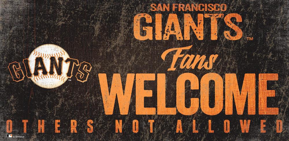 fan creations San Francisco Giants Fans Welcome Sign