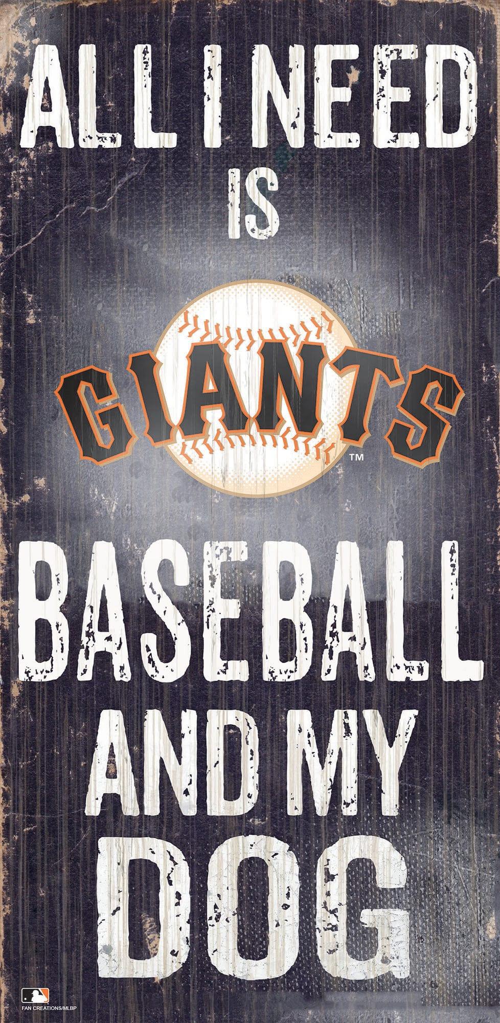 fan creations San Francisco Giants My Dog 6x12 Sign