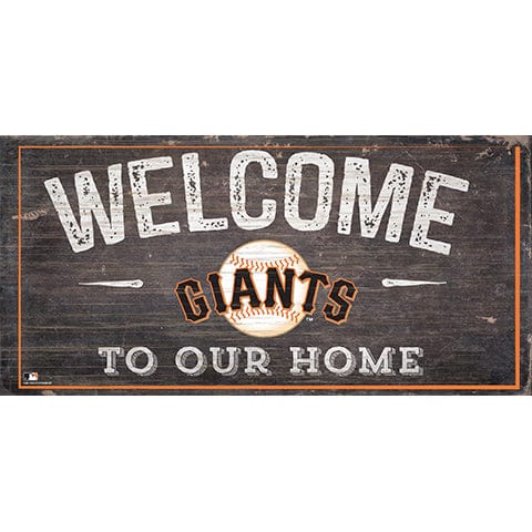 fan creations San Francisco Giants Welcome Distressed Sign