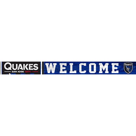 fan creations San Jose Earthquakes 16in. Welcome Strip