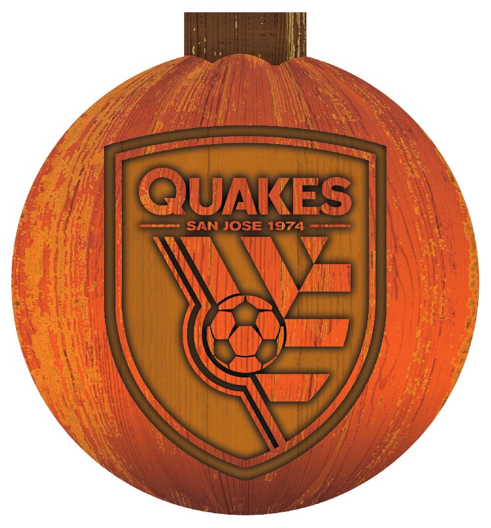 fan creations San Jose Earthquakes Halloween Wall Art 12in