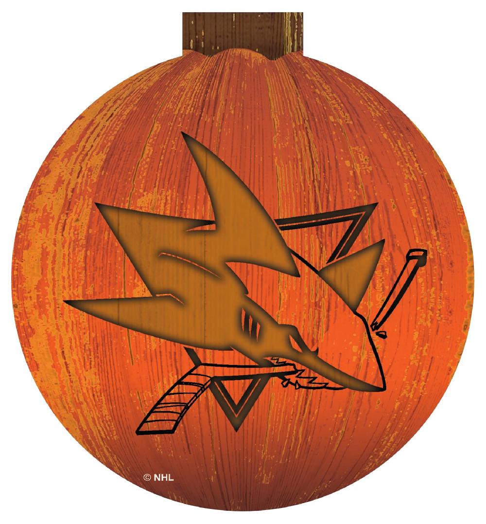 fan creations San Jose Sharks Halloween Wall Art 12in