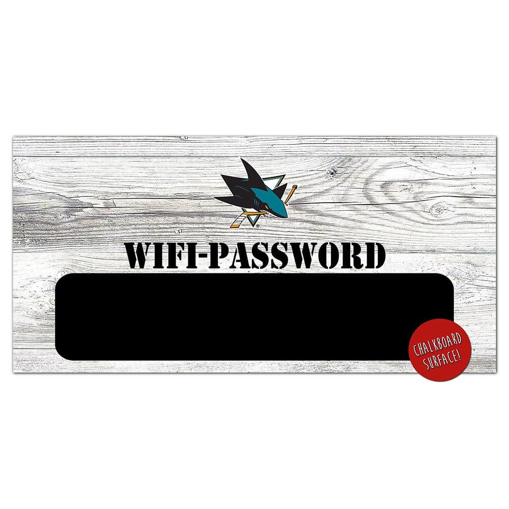 fan creations San Jose Sharks Wifi Password 6x12 Sign
