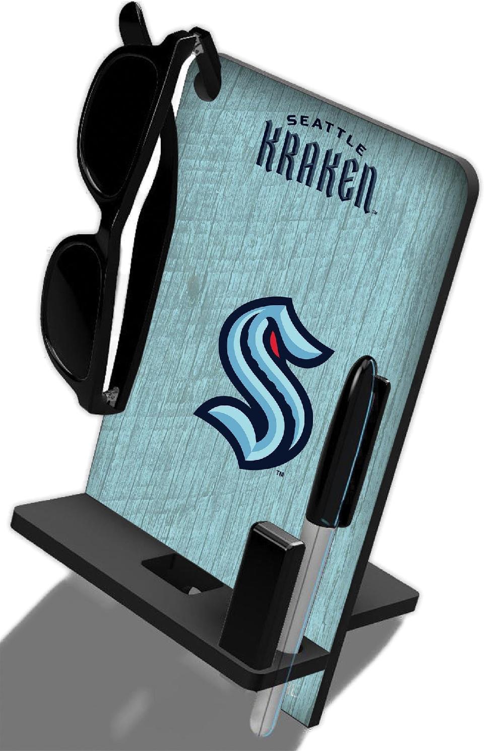 fan creations Seattle Kraken 4 In 1 Desktop Phone Stand