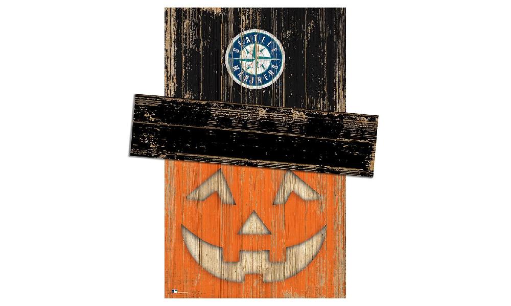 fan creations Seattle Mariners Pumpkin Head With Hat